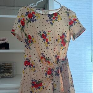 Sezane pippa short dress floral size S